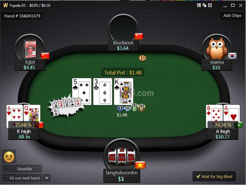 Giao diện game Poker tại W88 thiết kế đẹp mắt